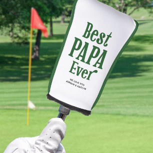 Best Papa Ever Personalised Custom Colour Golf Head Cover