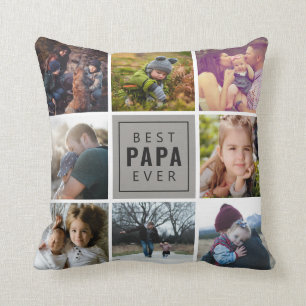 Best PAPA Ever Photo Cushion
