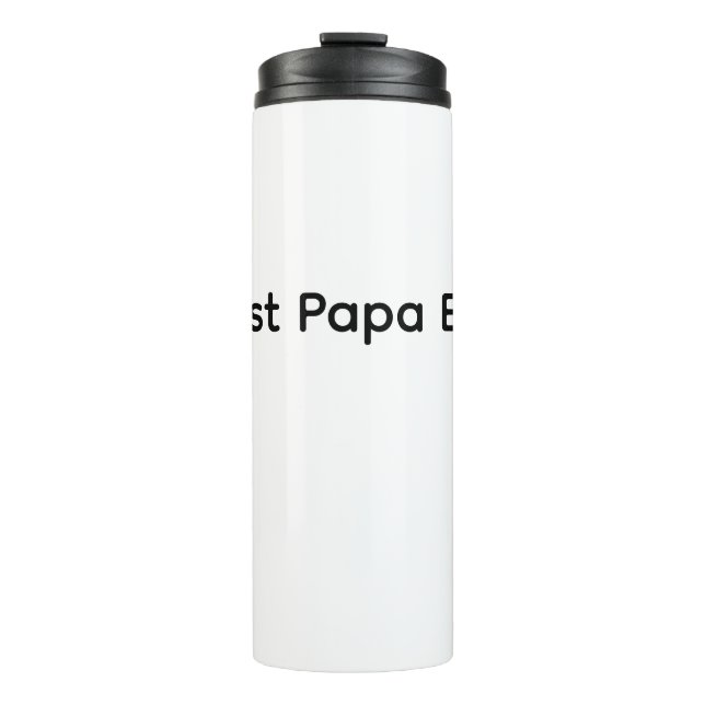 Best Papa Ever Water Bottle 2026  (Front)