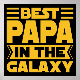 Best Papa In The Galaxy Poster
