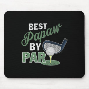 Best Papaw By Par Father's Day Golf Sports Mouse Mat