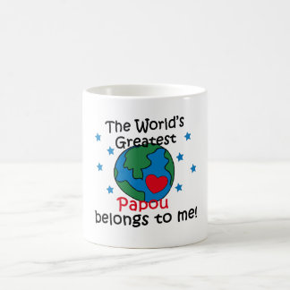 Best Papou Belongs to me Coffee Mug