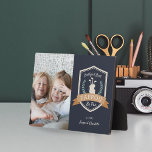 Best Pappou By Par | Golf Grandpa Photo Plaque<br><div class="desc">Celebrate a golf-loving grandpa this Father's Day or Grandparents' Day with this awesome custom photo plaque. Design features a golf themed badge bearing the words "Best Pappou by Par" with green laurels and a golf bag,  alongside a photo of his grandchildren. Personalise with names or a custom message.</div>