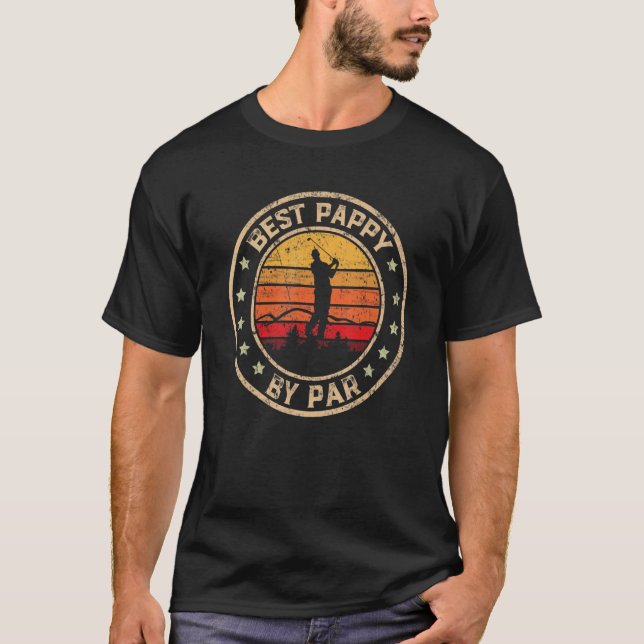 Best Pappy By Par Father's Day Golf Golfing 1 T-Shirt (Front)