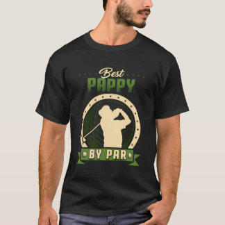 Best Pappy By Par Golf Funny Golfer Gift T-Shirt