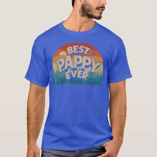 Best Pappy Ever Men Retro Vintage Sunset Decor Gra T-Shirt