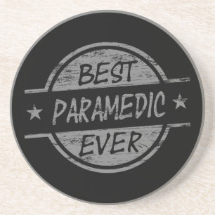 Best Paramedic Ever Grey Coaster