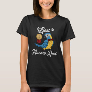 Best Parrot Dad I Blue throated Macaw T-Shirt