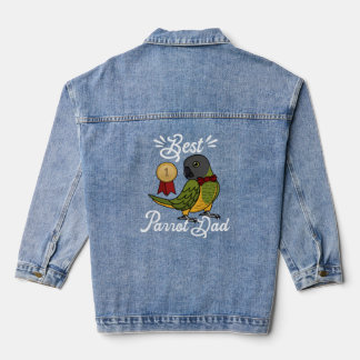Best Parrot Dad I CockatielSenegal Parrot  Denim Jacket