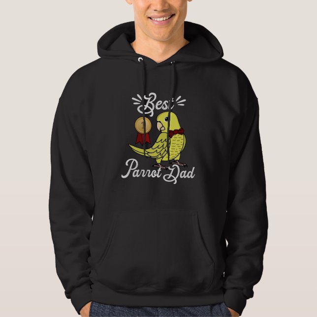 Best Parrot Dad I Yellow Parrotlet Hoodie (Front)