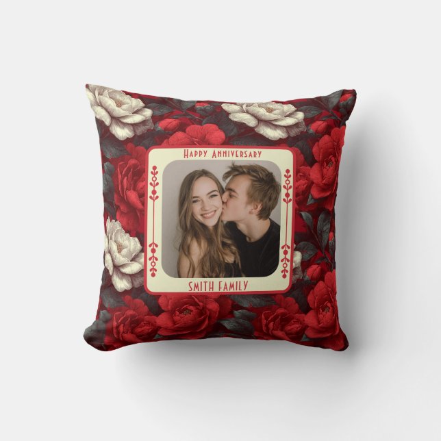 Best Partners 5Th Anniversary Throw Pillow  (Front)