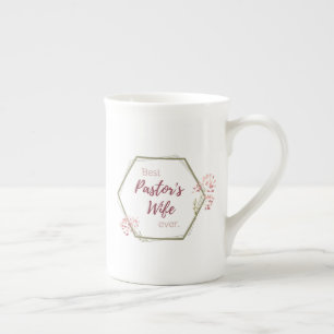 Best Pastor’s Wife Ever Inspirational Gift Bone China Mug
