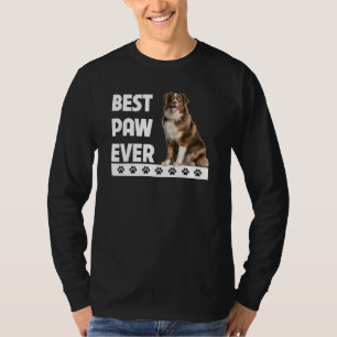 Best Paw Ever Aussie Dog Dad Australian Shepherd F T-Shirt
