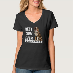 Best Paw Ever Aussie Dog Dad Australian Shepherd F T-Shirt