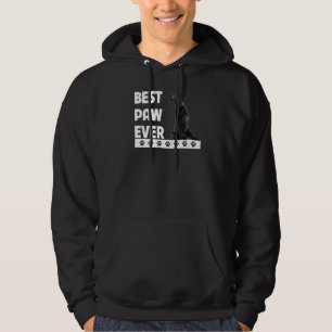 Best Paw Ever Black Labrador Retriever Dad Fathers Hoodie
