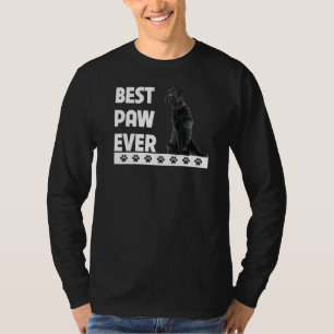 Best Paw Ever Black Labrador Retriever Dad Fathers T-Shirt