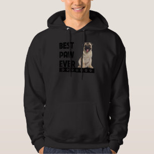 Best Paw Ever Pug Dad Fathers Day Dog Pet Parent Hoodie