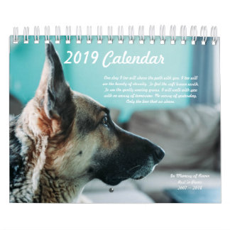 Best Paw Forward 2019 Calendar