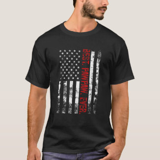 Best Pawpaw Ever America Flag Gift For Men Father' T-Shirt