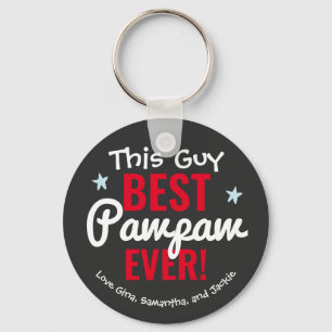Best Pawpaw Ever Custom Name Key Ring
