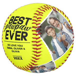 Best Pawpaw Ever Fathers Day Photo Collage Softball