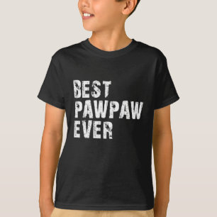Best PawPaw Ever Father's Day Vintage Retro Paw-Pa T-Shirt