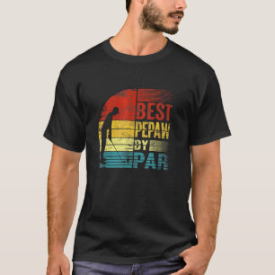Best Pepaw By Par Christmas Fathers Day Golf Golfe T-Shirt
