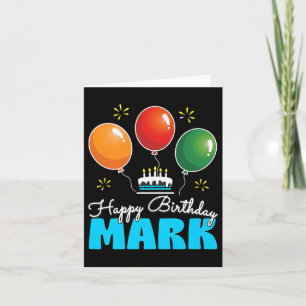 Best Personalised Birthday Design For Mark Customi Card
