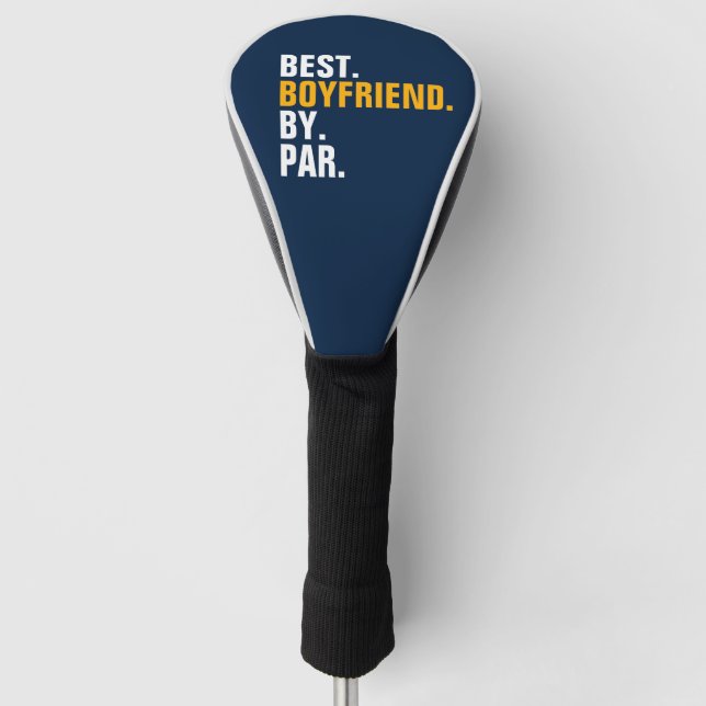 Best Personalised By Par Golf Head Cover (Front)