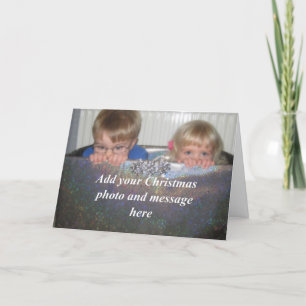 Best Personalised Christmas Any Photo Upload Card