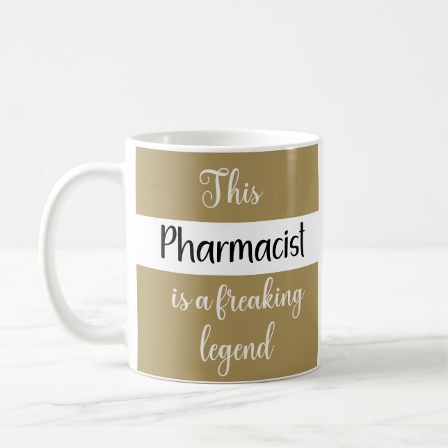Best Pharmacist Ever Funny Humour Gift Coffee Mug (Left)
