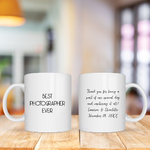 Best Photographer Ever Wedding Camera Photographer Mug