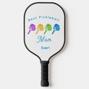 Best Pickleball Mom Ever Paddles & Balls Design