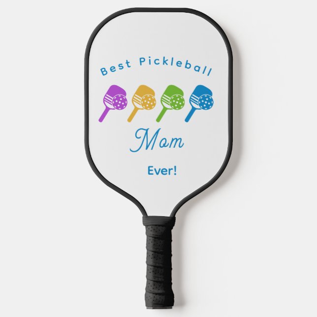 Best Pickleball Mom Ever Paddles & Balls Design (Front)