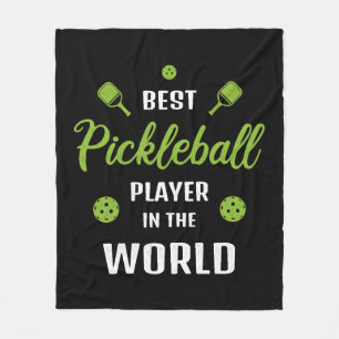 Best Pickleball Player in the World best player Fleece Blanket