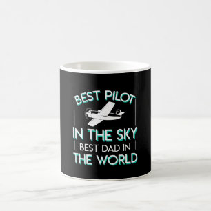 Best Pilot In The Sky Best Dad In World Coffee Mug