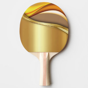 Best ping pong paddle with a golden design.