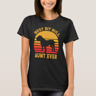 Best Pitbull Aunt Ever Auntie T-Shirt