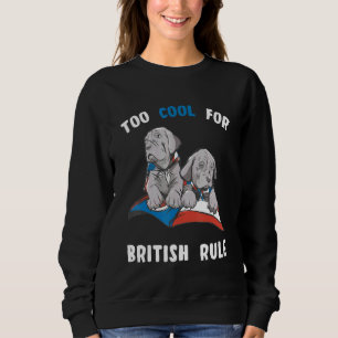 Best Pitbull Dad Ever Cute American Flag 4th Of Ju Sweatshirt