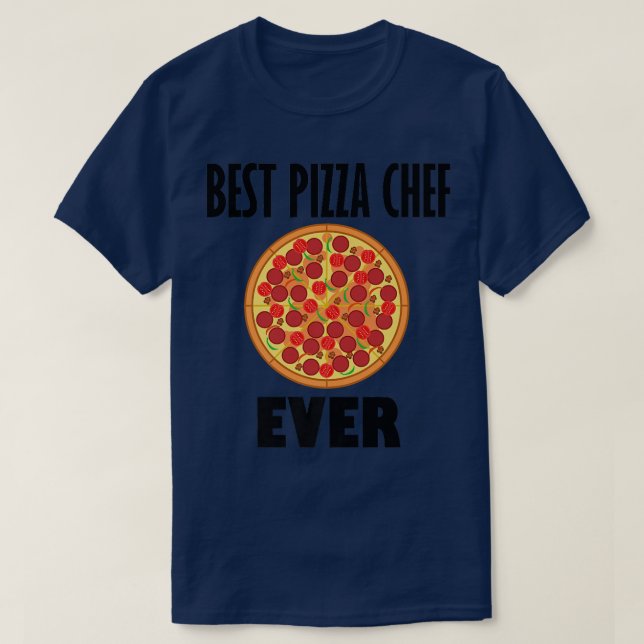 Best Pizza Chef Delicious Italian Food  T-Shirt (Design Front)