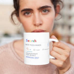 BEST PIZZA MAKER Novelty GAG Search TOP Result Coffee Mug