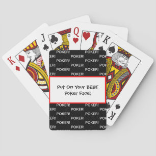 Best Poker Face Red Black Playing Cards