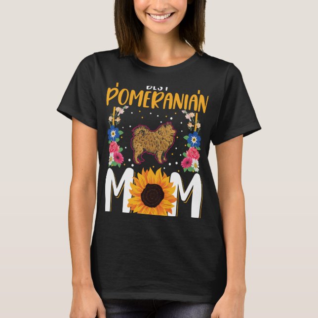 Best Pomeranian Mom Ever T-Shirt (Front)