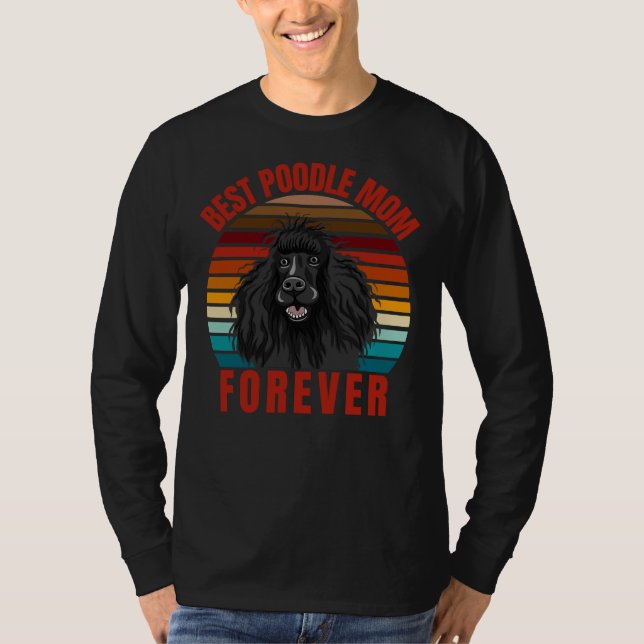 Best Poodle Mum T-Shirt (Front)