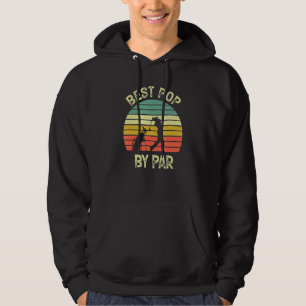 Best Pop By Par Vintage Golf Funny Father Day Hoodie