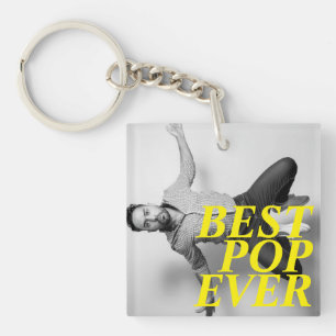 BEST POP EVER   Funny Father's Day Key Ring