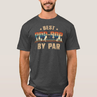 Best Pop Pop By Far Men Golf Sunset Retro Decor Gr T-Shirt
