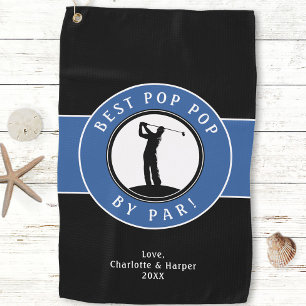 Best Pop Pop By Par Elegant Sports Custom Golfer  Golf Towel