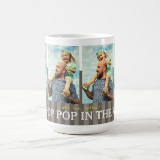 Best Pop Pop In The World Custom Photos Coffee Mug