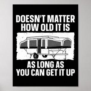 Best Pop Up Camper Art For Men Women Pop Up Traile Poster